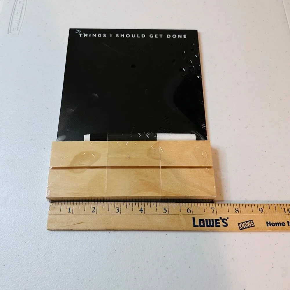 One Week Chalkboard Planner With Wooden Base & Chalk Marker
